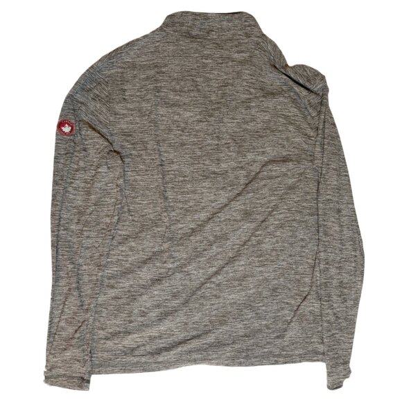 NWT Canada Weather Gear Men's Grey Fleece-Dye Supreme Soft 1/4 Zip - Sz L - Picture 6 of 6